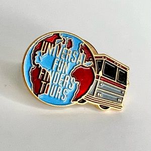 Vintage Universal Fun Finders Tours Lapel Pin